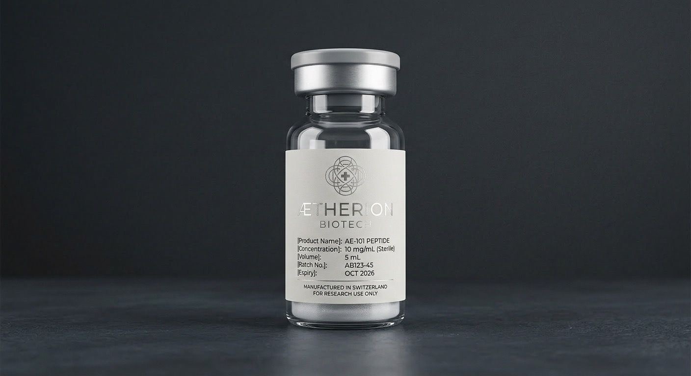 Retatrutide research peptide vial — Ætherion Biotech